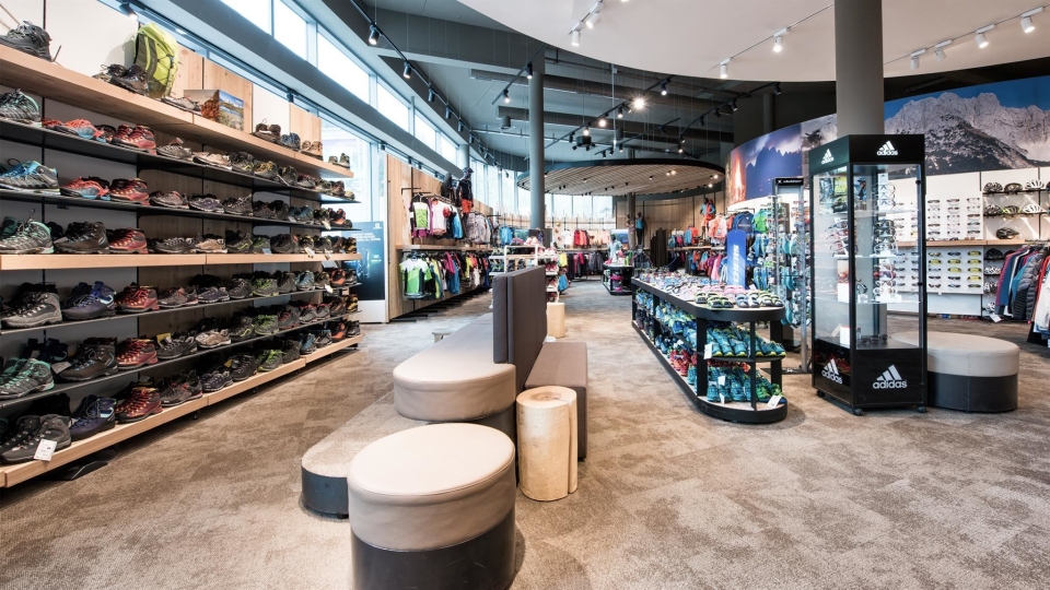 Interior of Intersport Shop
